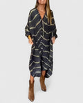 Milo Mochi | Elegant Striped Maxi Dress