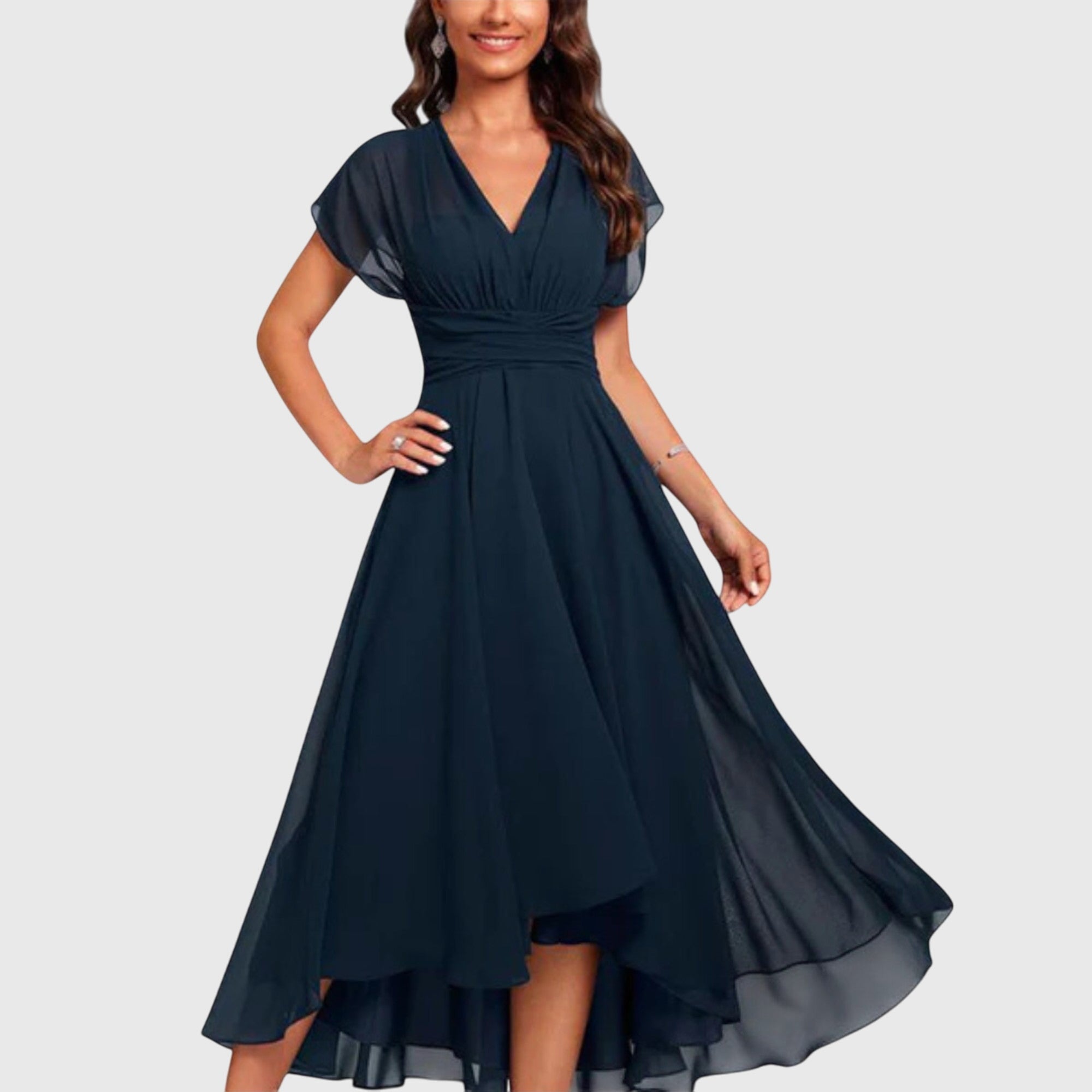 Milo Mochi | V-Neck A-Line Dress