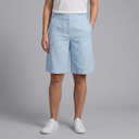 Women's Shorts | High Waisted Tailored Side Pockets Light Blue front view