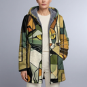 Women's Hoodie | Graphic Print Zip-Up Long Sleeve Variant 6 front view
