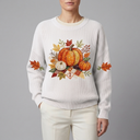 Women's Sweatshirt | Long Sleeve Graphic Print White front view