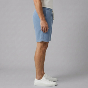 Men's Shorts | Corduroy Lightweight Drawstring Sky Blue side view