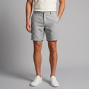 Men's Shorts | Linen Blend Tailored Fit Light Grey front view