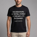 Men's Graphic T-Shirt | Short Sleeve Crew Neck Black front view