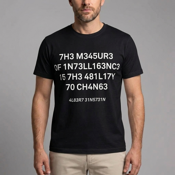 Men's Graphic T-Shirt | Short Sleeve Crew Neck Black front view