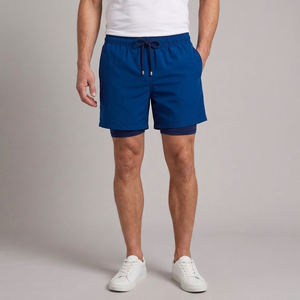 Men's Beach Shorts | Cargo Quick Dry Blue Sapphire front view