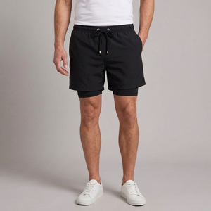 Men's Beach Shorts | Cargo Quick Dry Black Onyx front view