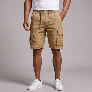 Men's Cargo Shorts | Cotton Blend Khaki front view