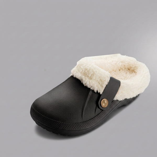 Shoes For Men | Lined Clogs Slip On B-4 three-quarter front view
