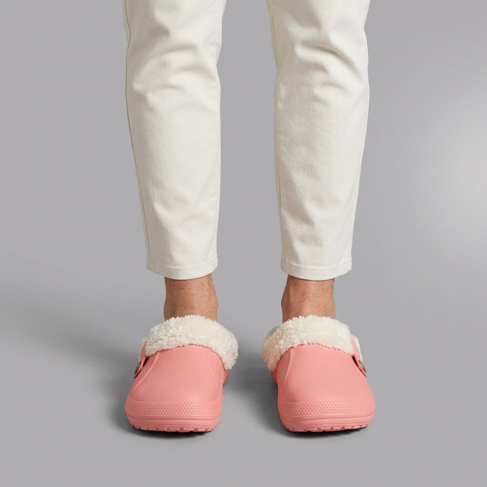 Shoes For Men | Lined Clogs Slip On B-1 three-quarter front view