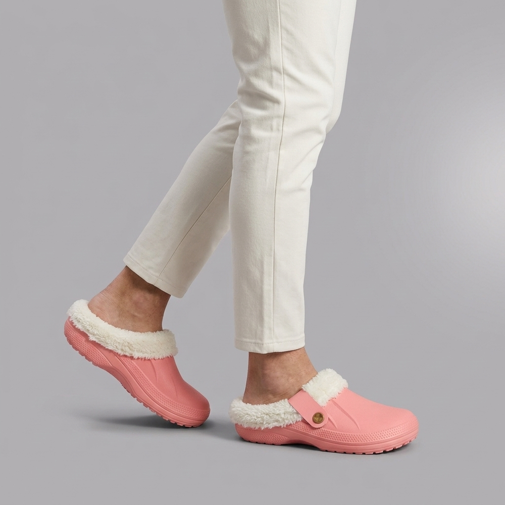 Shoes For Men | Lined Clogs Slip On B-1 three-quarter front view